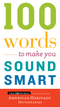 Cover image: 100 Words To Make You Sound Smart 9780544913646
