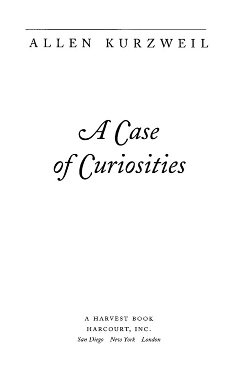 Cover image for book A Case of Curiosities