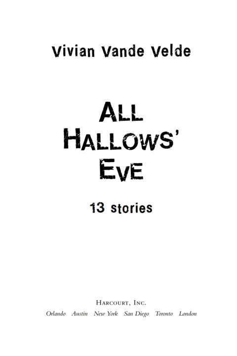 Cover image for book All Hallows' Eve