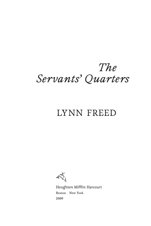 Cover image for book The Servants' Quarters
