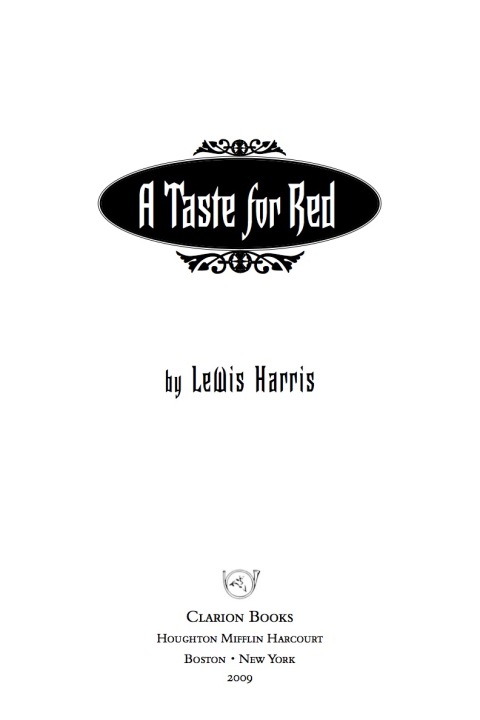 Cover image for book A Taste for Red