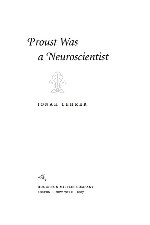 Cover image for book Proust Was a Neuroscientist