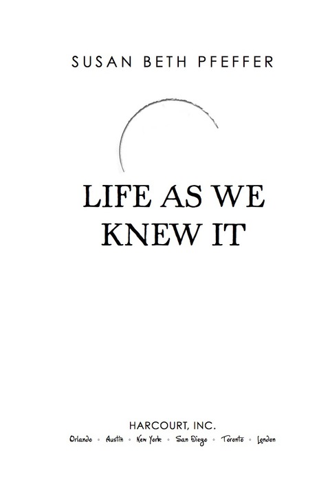 Cover image for book Life as We Knew It