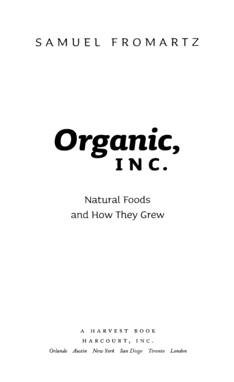 Cover image for book Organic, Inc.