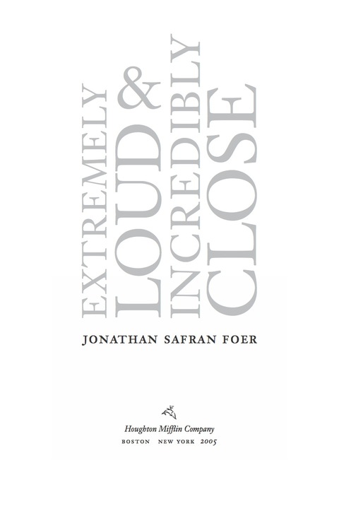 Cover image for book Extremely Loud And Incredibly Close