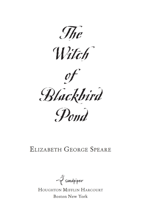 Cover image for book The Witch of Blackbird Pond