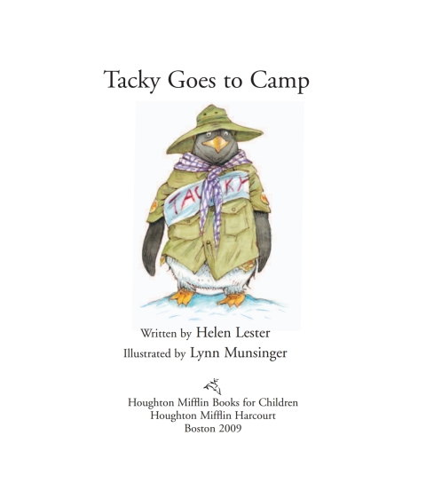 Cover image for book Tacky Goes to Camp