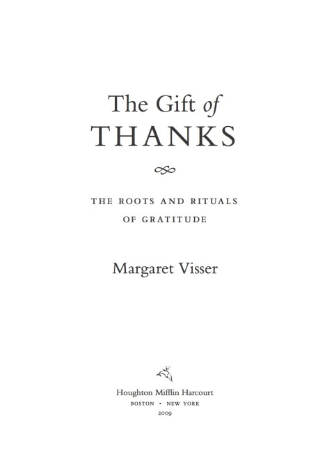 Cover image for book The Gift of Thanks
