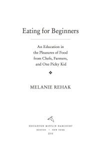 Cover image: Eating for Beginners 9780547520353