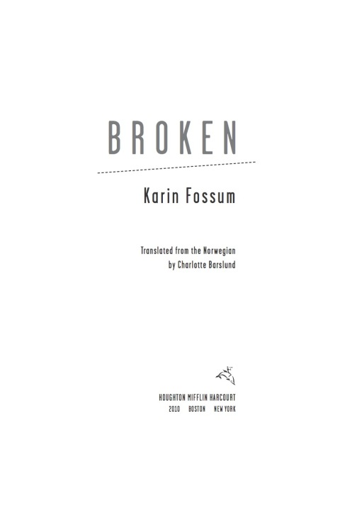 Cover image for book Broken