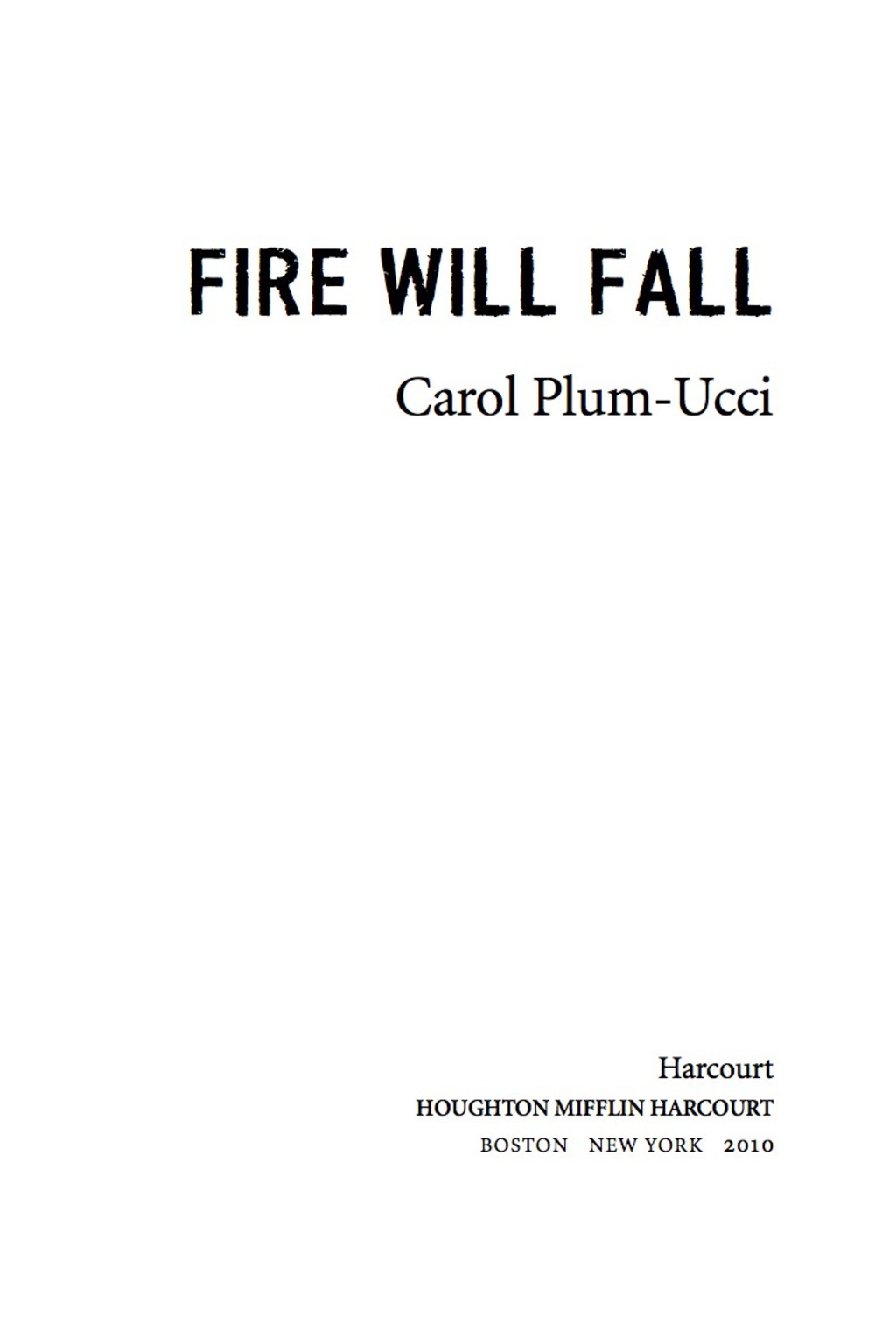 Fire Will Fall (eBook)