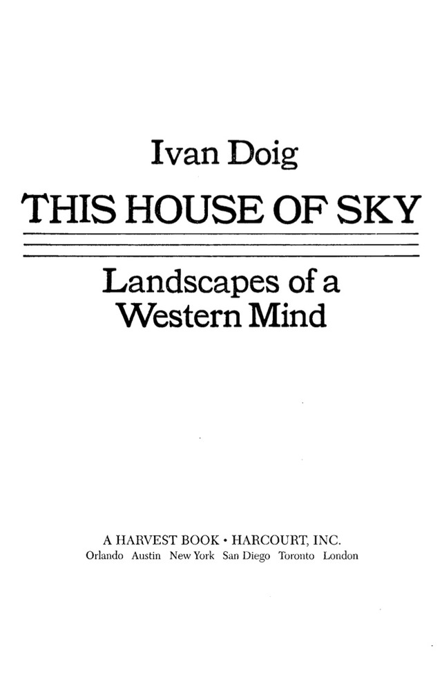 This House of Sky