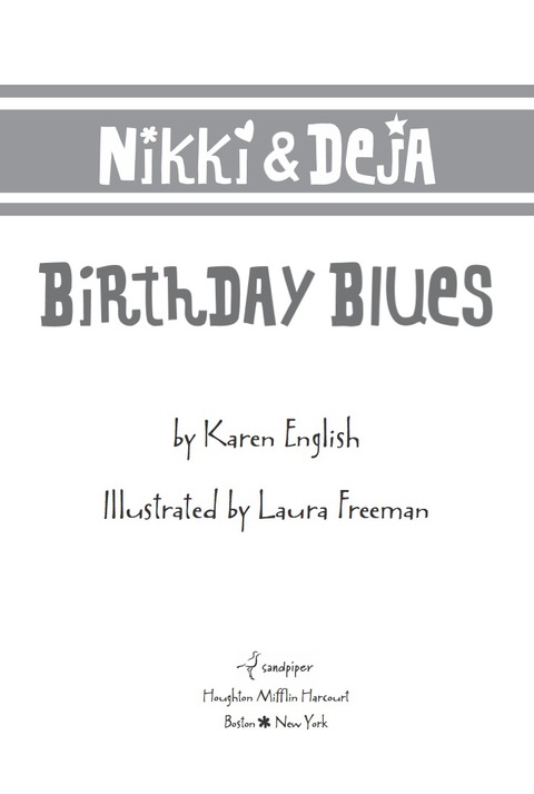 Cover image for book Nikki and Deja: Birthday Blues