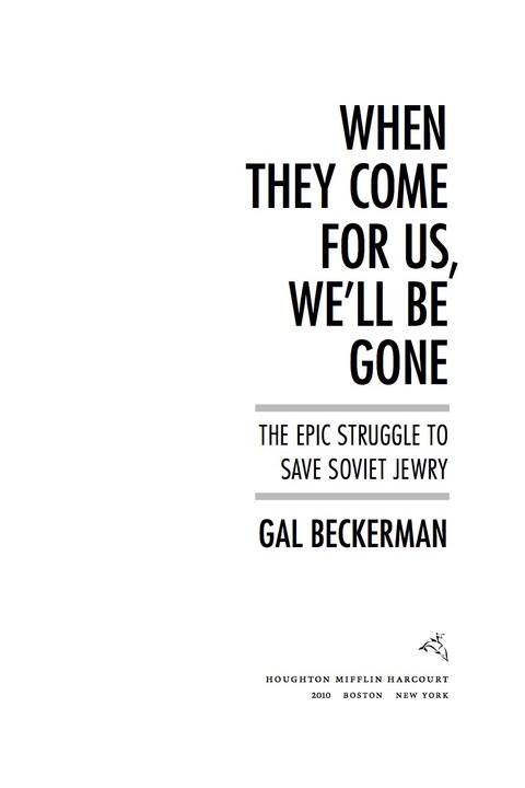 Cover image for book When They Come for Us, We'll Be Gone