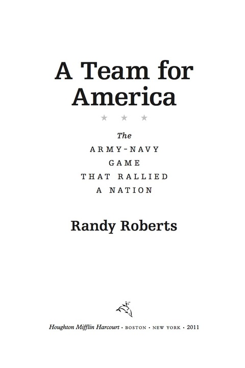 Cover image for book A Team For America