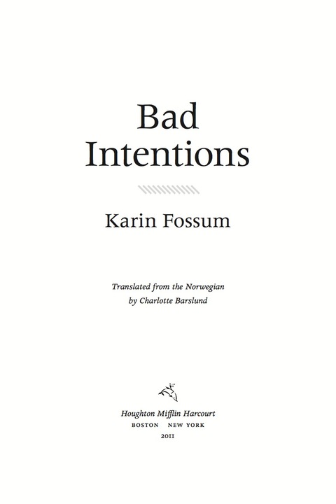 Cover image for book Bad Intentions