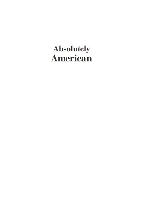 Cover image for book Absolutely American