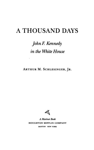 A Thousand Days