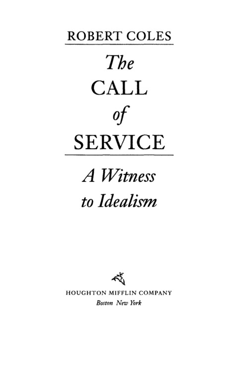 Cover image for book The Call Of Service