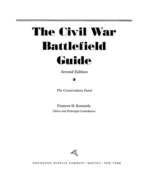 Cover image for book The Civil War Battlefield Guide