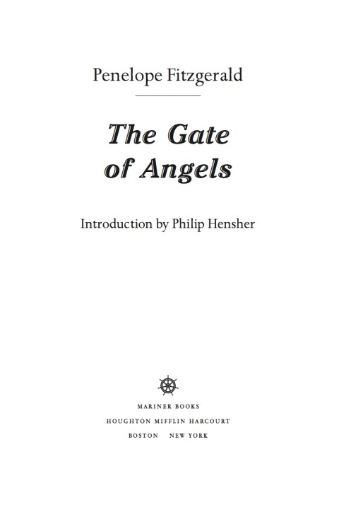 Cover image for book The Gate of Angels
