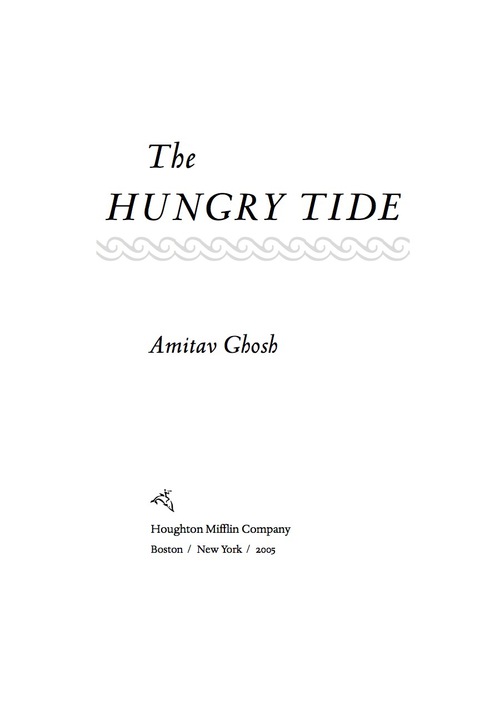 Cover image for book The Hungry Tide