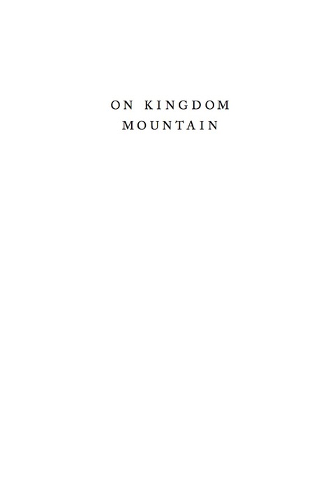 Cover image for book On Kingdom Mountain