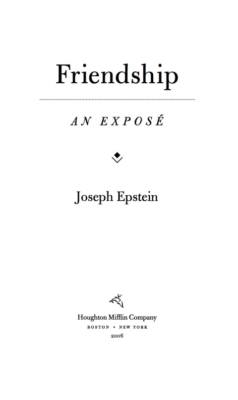 Cover image for book Friendship
