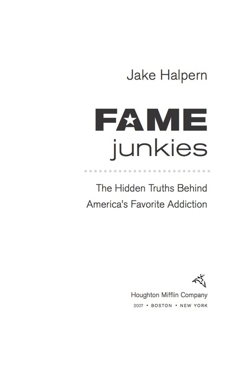 Cover image for book Fame Junkies