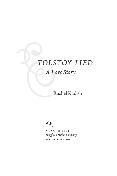 Cover image for book Tolstoy Lied