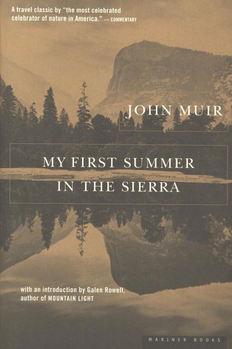Cover image for book My First Summer in the Sierra