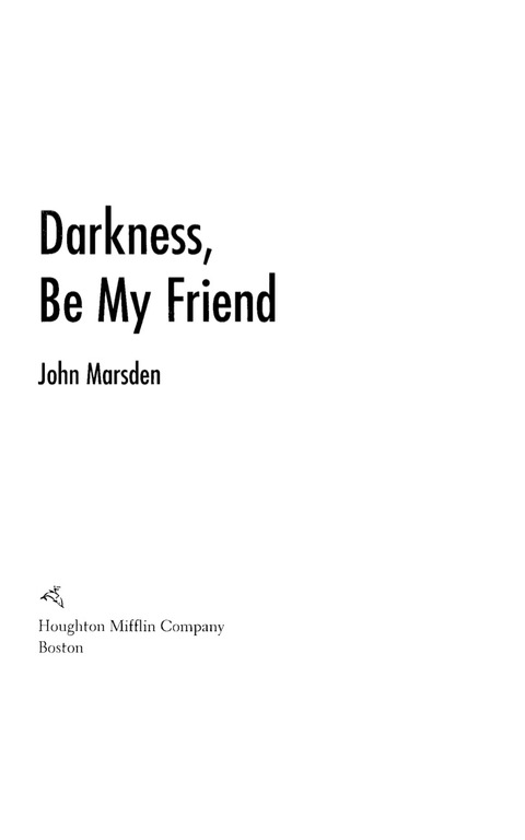 Cover image for book Darkness Be My Friend