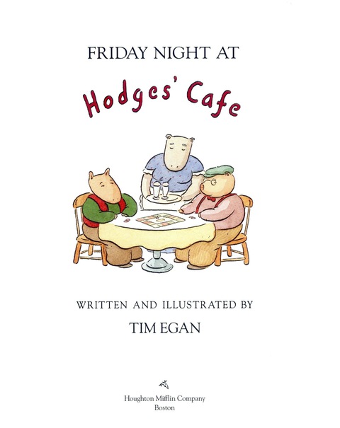 Cover image for book Friday Night at Hodges' Cafe