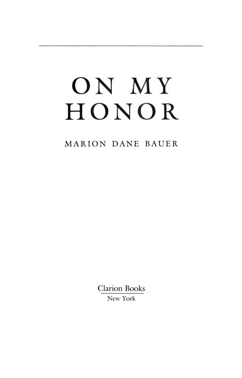 Cover image for book On My Honor