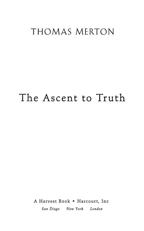 Cover image for book The Ascent to Truth