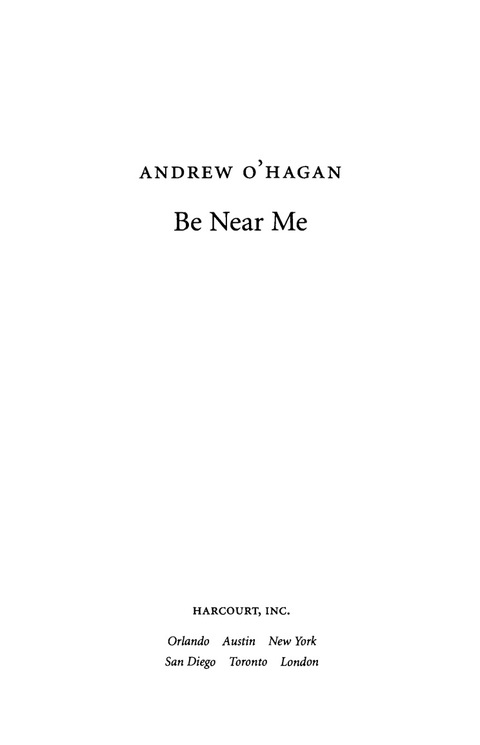 Cover image for book Be Near Me