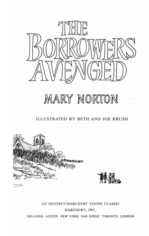 Cover image for book The Borrowers Avenged