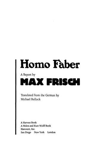 Homo Faber