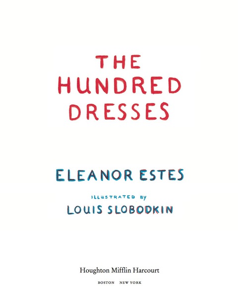 Cover image for book The Hundred Dresses
