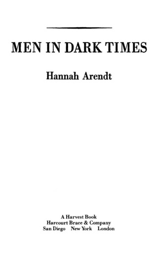 Men in Dark Times