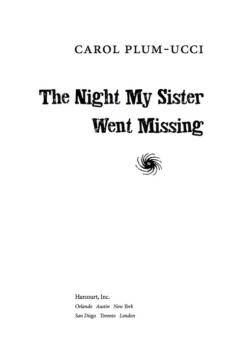 Cover image for book The Night My Sister Went Missing