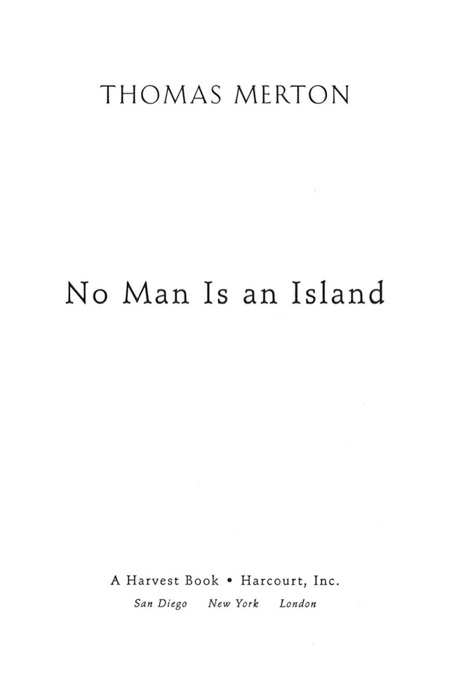 No Man Is an Island