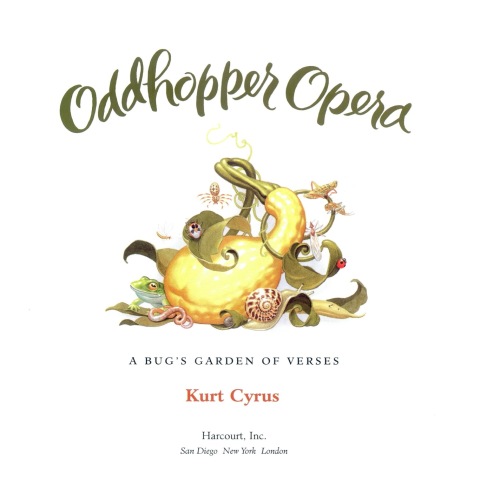 Cover image for book Oddhopper Opera