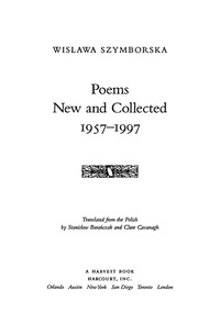 Omslagafbeelding: Poems New and Collected 9780151003532