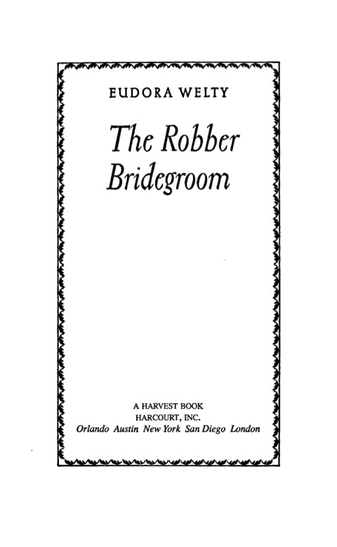 Cover image for book The Robber Bridegroom