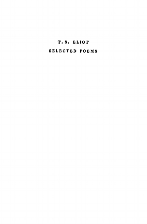Cover image for book Selected Poems
