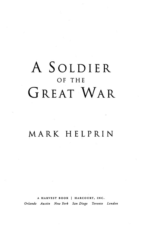 Cover image for book A Soldier of the Great War