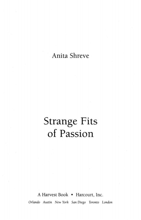Cover image for book Strange Fits of Passion