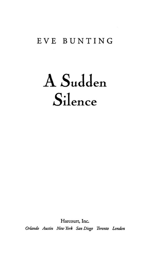 Cover image for book A Sudden Silence