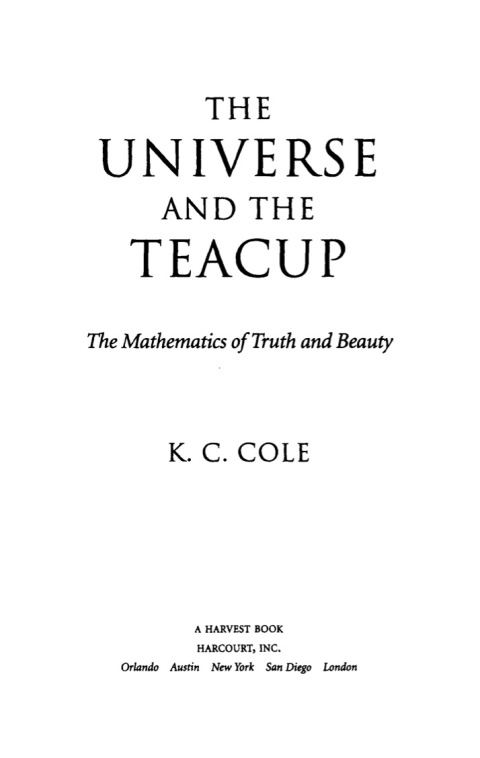 Cover image for book The Universe And The Teacup